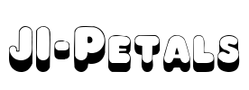 JI-Petals Font Image