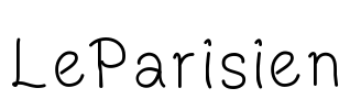 LeParisien Font Image