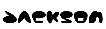 Jackson Font Image