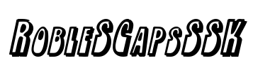 RobleSCapsSSK Font Image