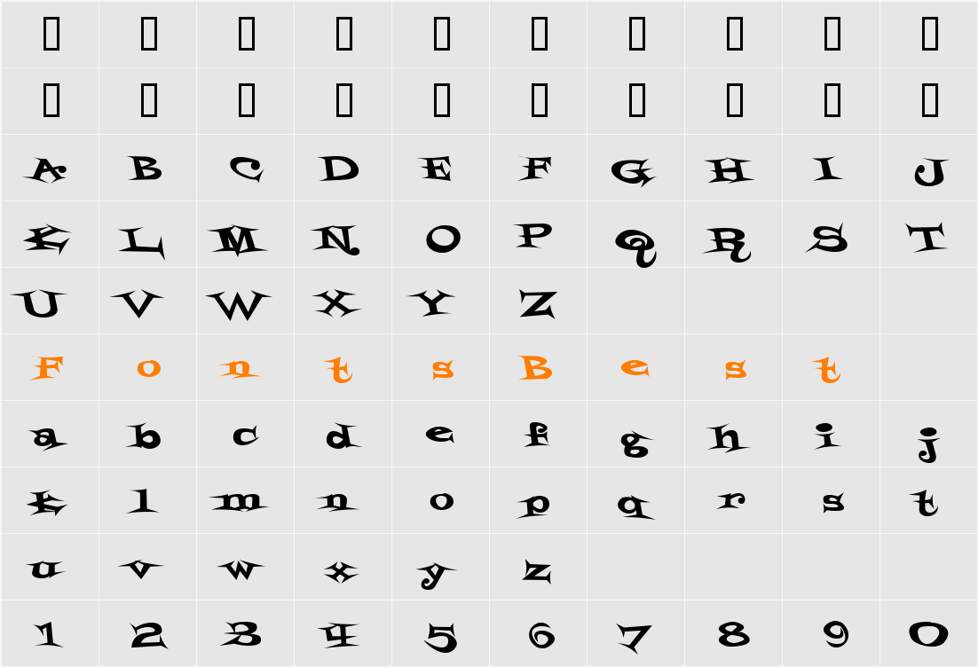 Styrofoam Feelings Character Map