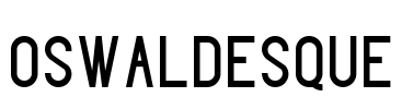 Oswaldesque Font Image