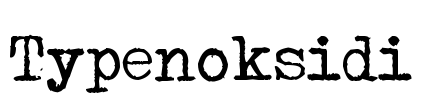Typenoksidi Font Image