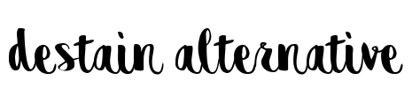 destain alternative Font Image