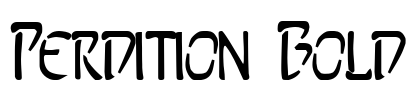 Perdition Bold