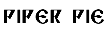 Piper Pie Font Image