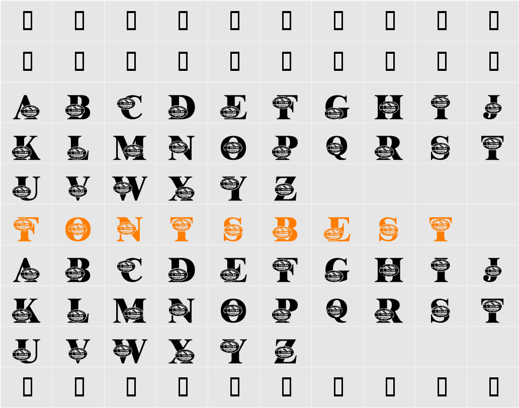 LMS Survive The Outback Character Map