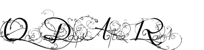 One Day After Rain1 Font Image
