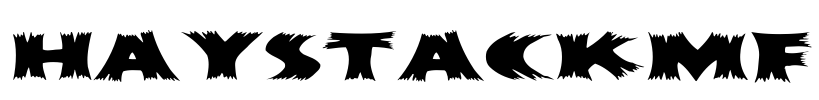 HayStackMF Font Image