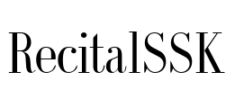 RecitalSSK Font Image