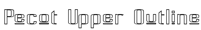 Pecot Upper Outline