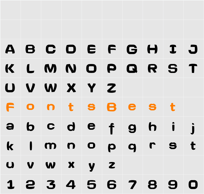 a_LineaSansBrl Character Map