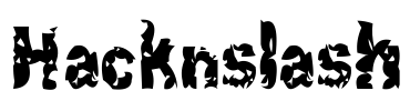Hacknslash Font Image
