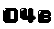 04b Font Image