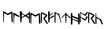 ElderFuthark Font Image