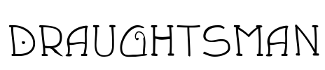 Draughtsman Font Image