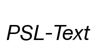 PSL-Text