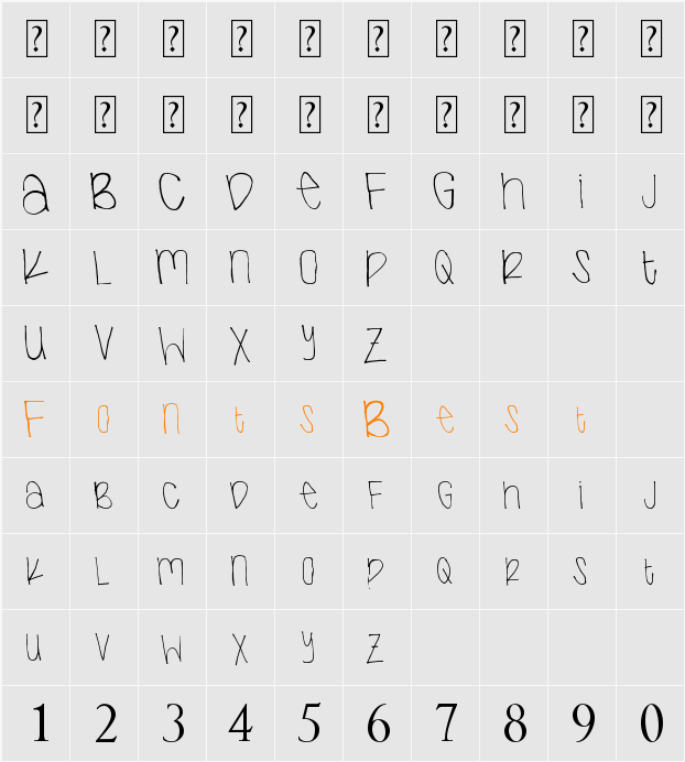next Character Map