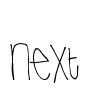 next Font Image