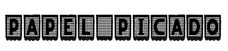 papel picado Font Image