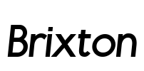 Brixton Font Image