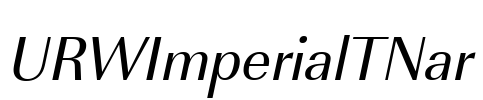 URWImperialTNar Font Image