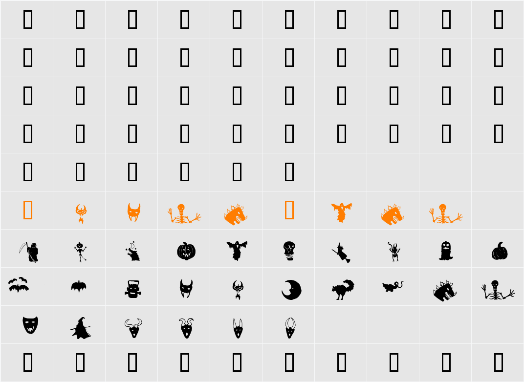 HollowWeenie Bats Character Map