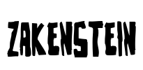 Zakenstein Font Image