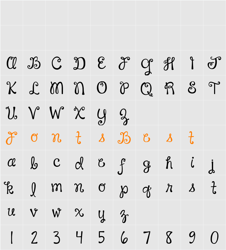 Janda Happy Day Character Map
