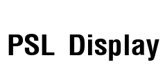 PSL Display Font Image
