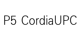 P5 CordiaUPC Font Image