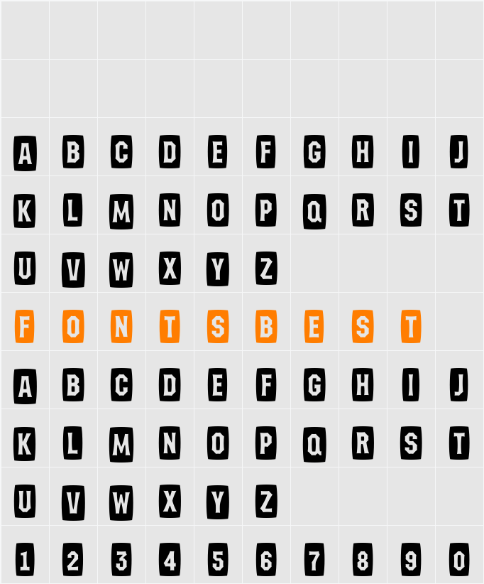 a_MeccanoCmFsh Character Map