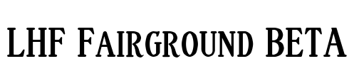 LHF Fairground BETA Font Image
