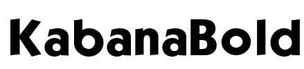 KabanaBold Font Image