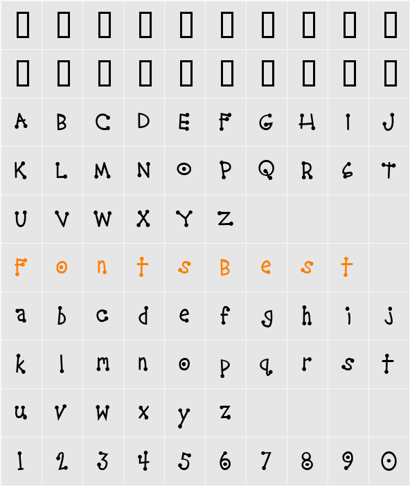 SororityHack Character Map