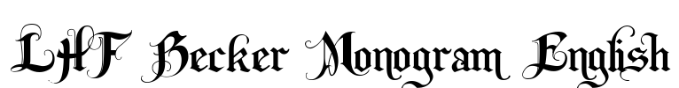 LHF Becker Monogram English
