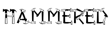 Hammered Font Image