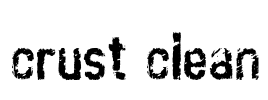 crust_clean Font Image