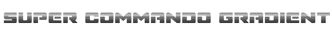 Super Commando Gradient Font Image