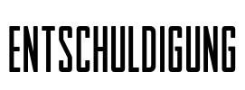 Entschuldigung