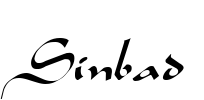 Sinbad Font Image