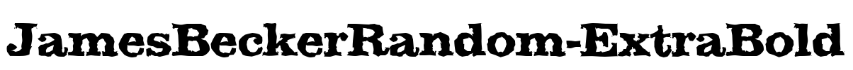 JamesBeckerRandom-ExtraBold