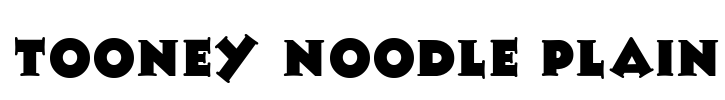 Tooney Noodle Plain