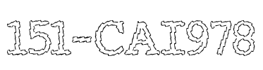 151-CAI978 Font Image