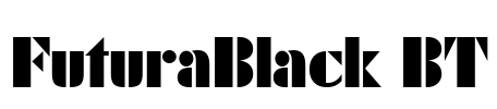 FuturaBlack BT