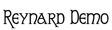Reynard Demo Font Image