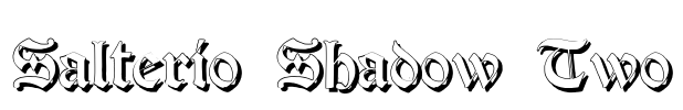 Salterio Shadow Two Font Image