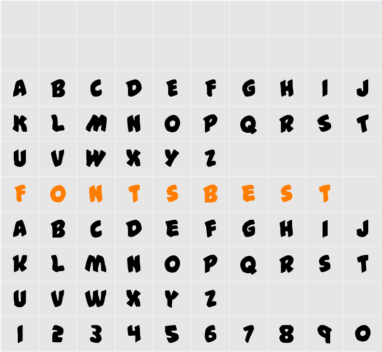 #44 Font Character Map