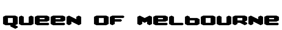 Queen of Melbourne Font Image