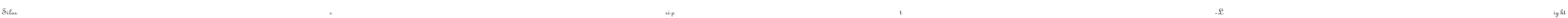 Siloscript-Light Font Image